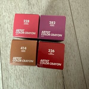 Makeup Forever Artist Color Crayon Set - Fuchsia, Purple, Tawny, Pumpkin